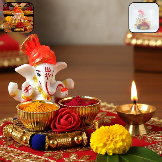 Ganesha pooja thali set