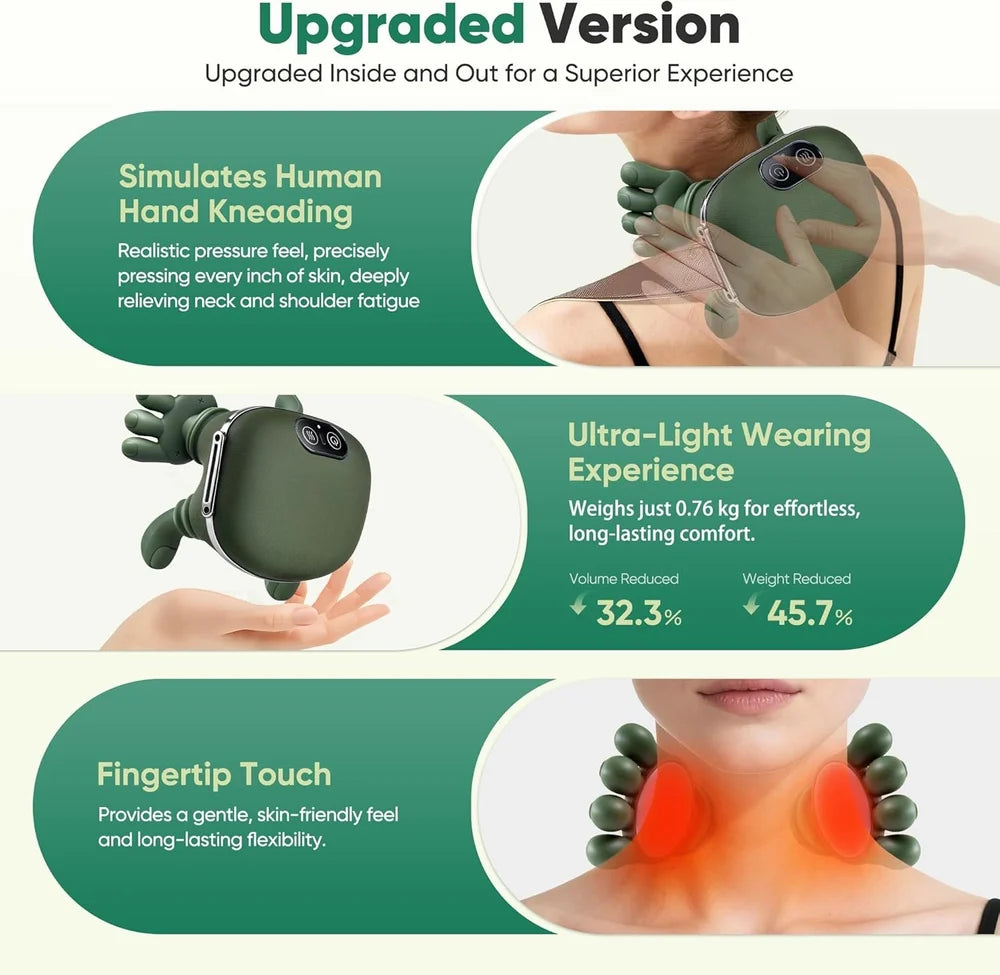 Rechargeable Neck And Shoulder Massager Pro Hand Neck Massager Smart Neck Massager Handheld Massager