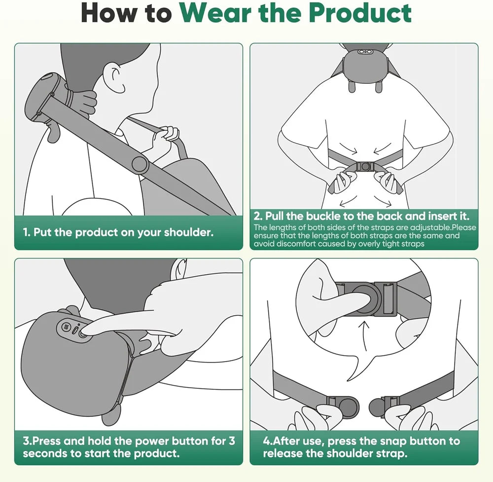 Rechargeable Neck And Shoulder Massager Pro Hand Neck Massager Smart Neck Massager Handheld Massager